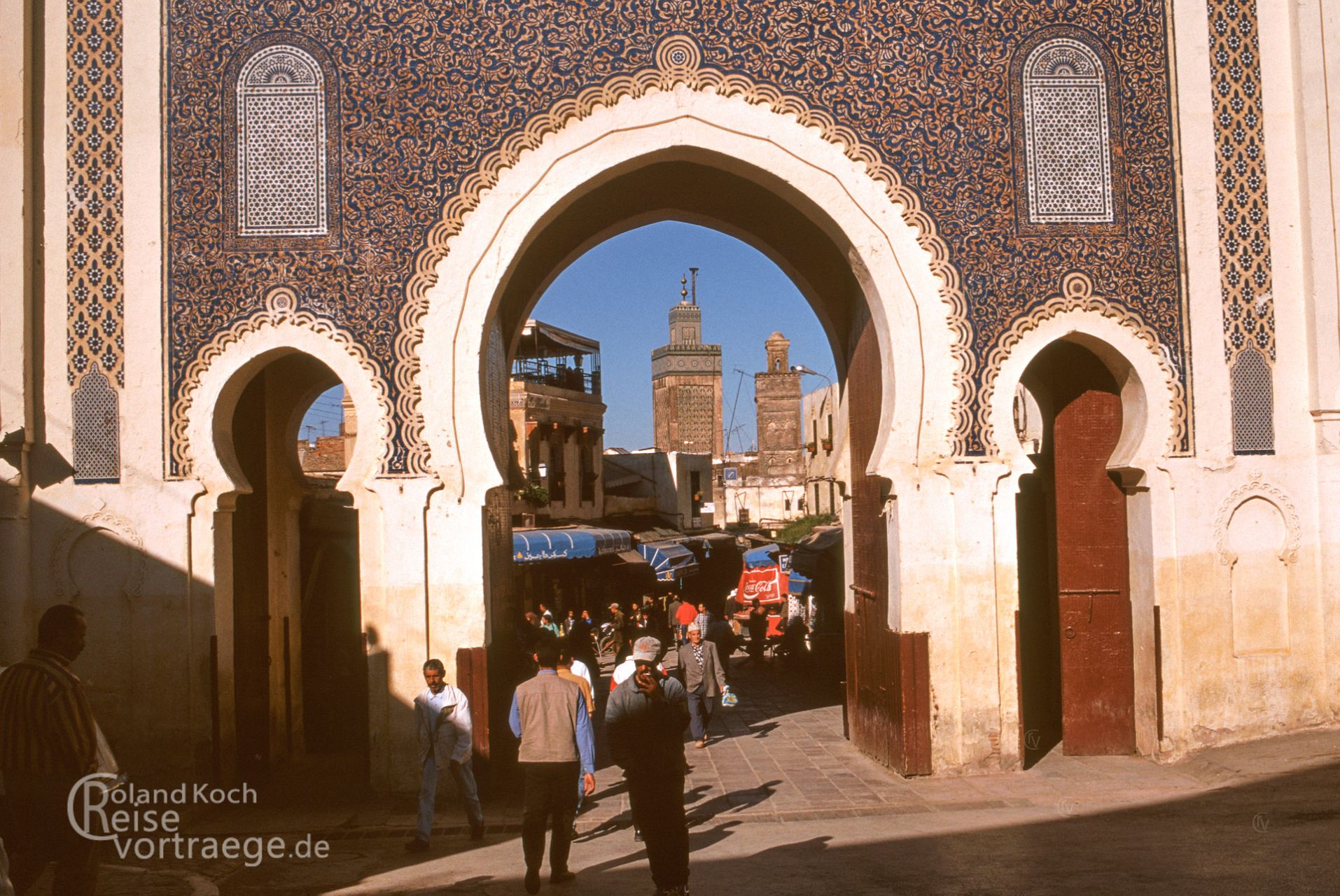 Marokko - Fès - Blaues Tor Bab Bou Jeloud Weltkulturerbe